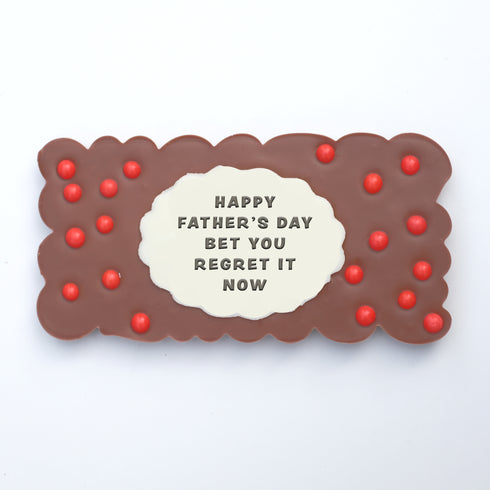 No Refunds – Father’s Day Chocolate Slab